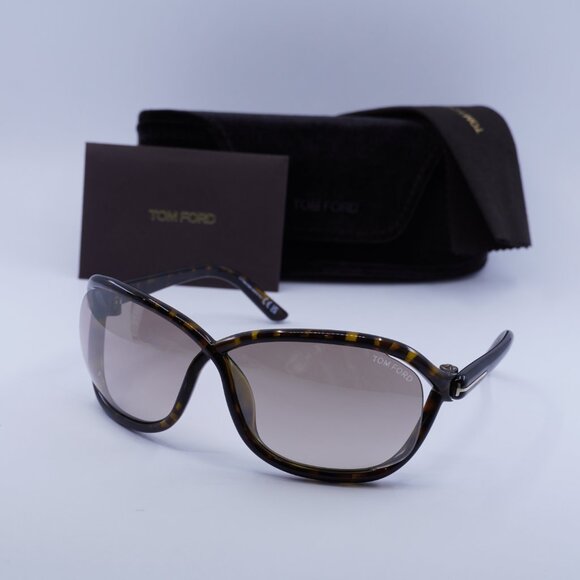Final Price! Tom Ford Fernanda FT1069 52G Havana/Brown Sunglasses main image 8